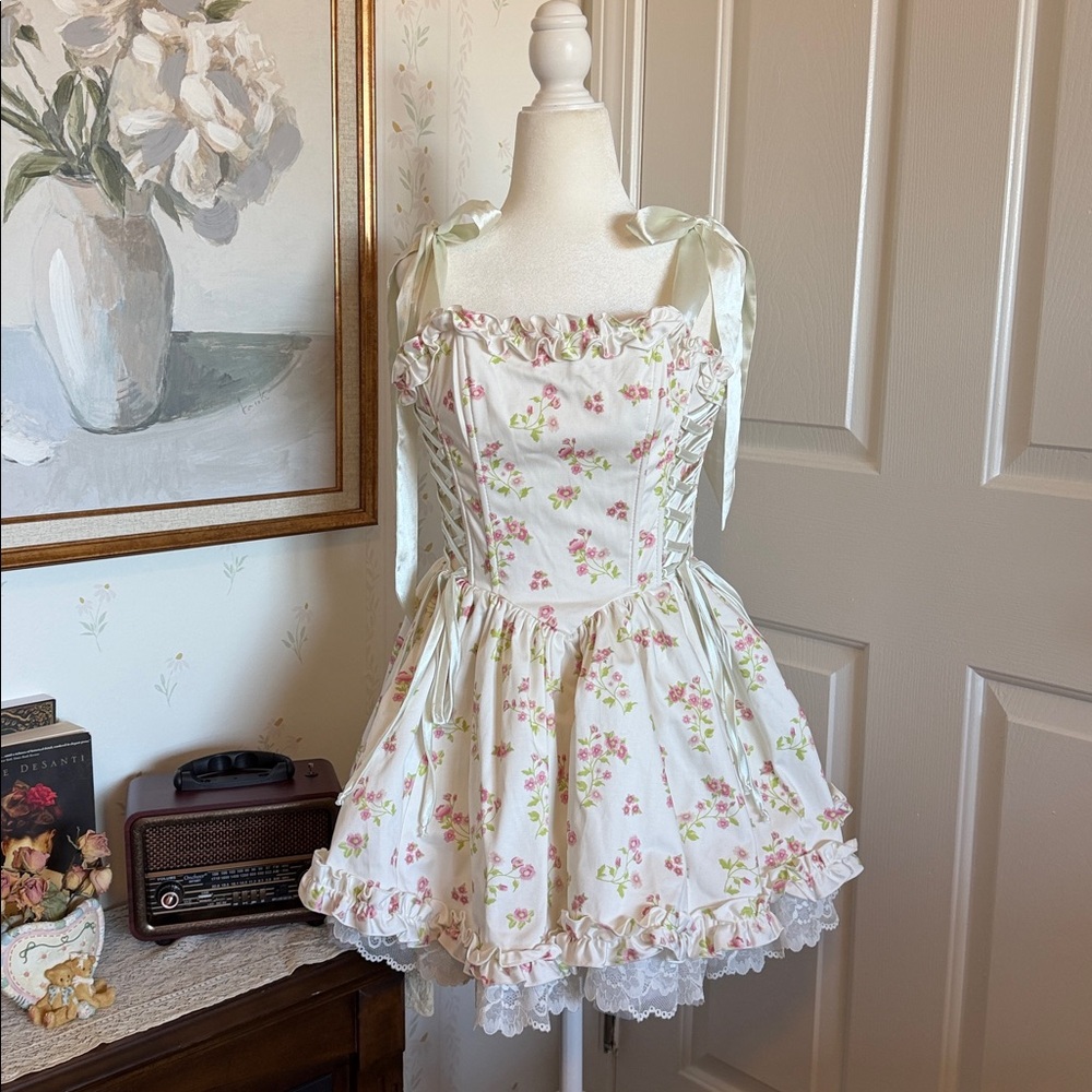 Sugar Thrillz Takes The Cake Mini Dress - Floral